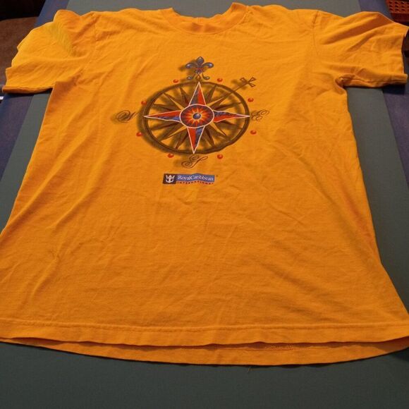 Vintage Single Stitch Royal Caribbean T-shirt Yatching Boating Cruise Nautical - Picture 1 of 10